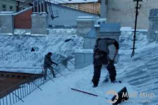 Уборка снега, уборка снега с крыш, механизированная уборка в Санкт-Петербурге