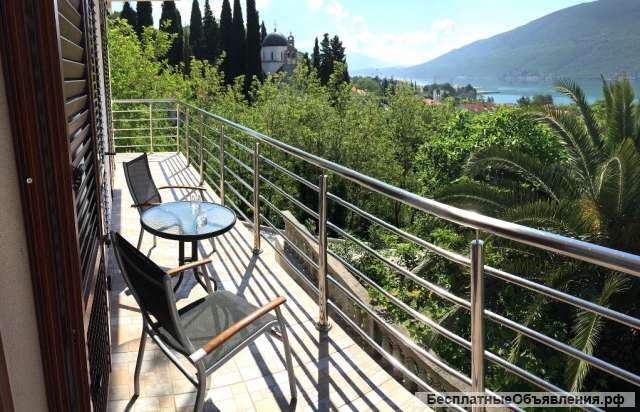 Дом 165 м2, вид на море и горы, Кумбор, Герцег Нови, Черногория