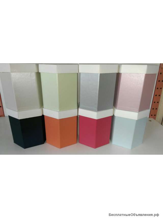 Шестигранник цветной с крышкой в ассортименте