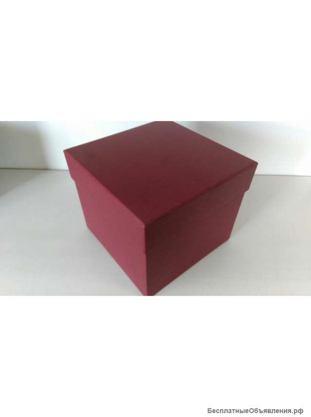 Подарочная коробка квадрат в ассортименте