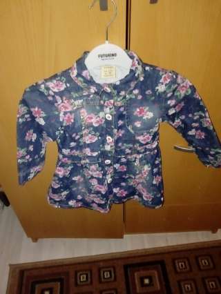 Плащик джинсовый на девочку