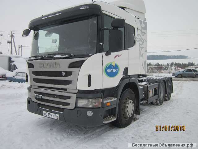 Седельный тягач Scania P400 6x4, 2012 г.в.