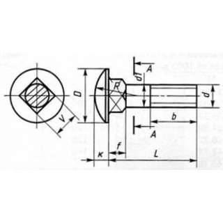 Болт ГОСТ 7802-81 М16*45 Оптовая продажа Болты, гайки, шайбы оптом