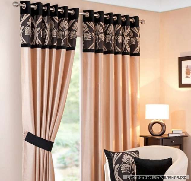 Пошив штор с люверсами