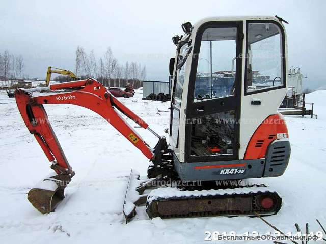 Мини-экскаватор KUBOTA KX41, 2009 г, 4599 м/ч