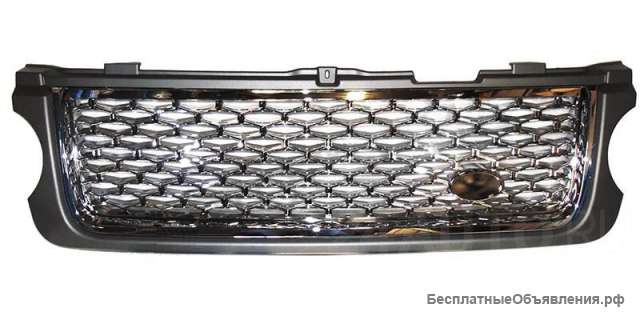 RANGE ROVER 10 решетка радиатора хром LR040740 для ленд ровер