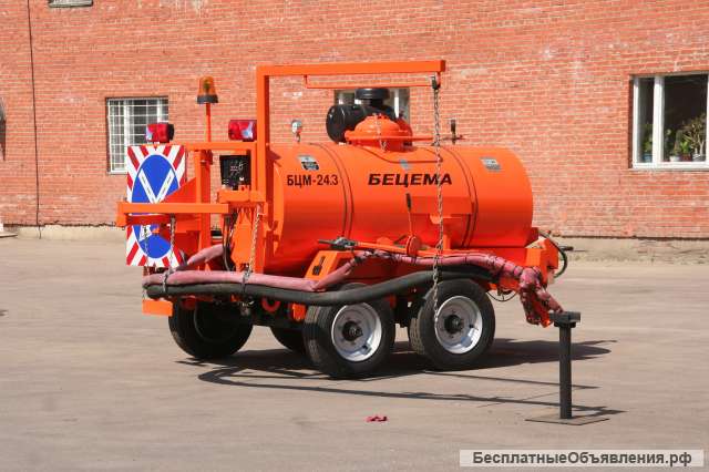 Для отсыпки обочины оборудование БЦМ-73