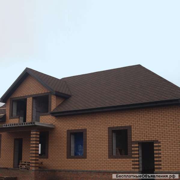 Гибкая черепица сота коричневая