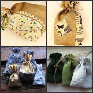 Мешочки для подарков, грибов, овощей, трав