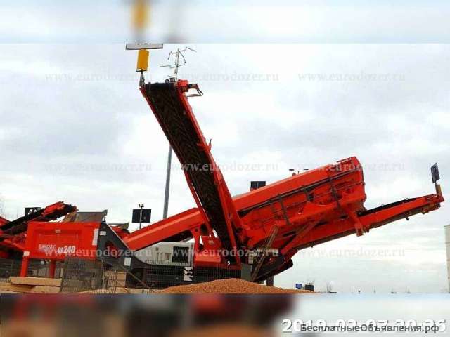 Грохот SANDVIK QA240, 2011 г, 770 м/ч, из Европы