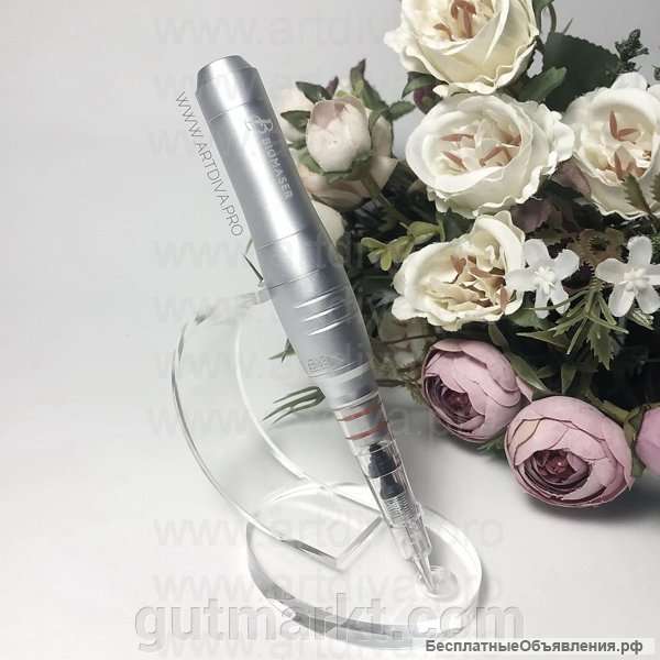 Машинка модульная для перманентного татуажа Biomaser T100 Silver