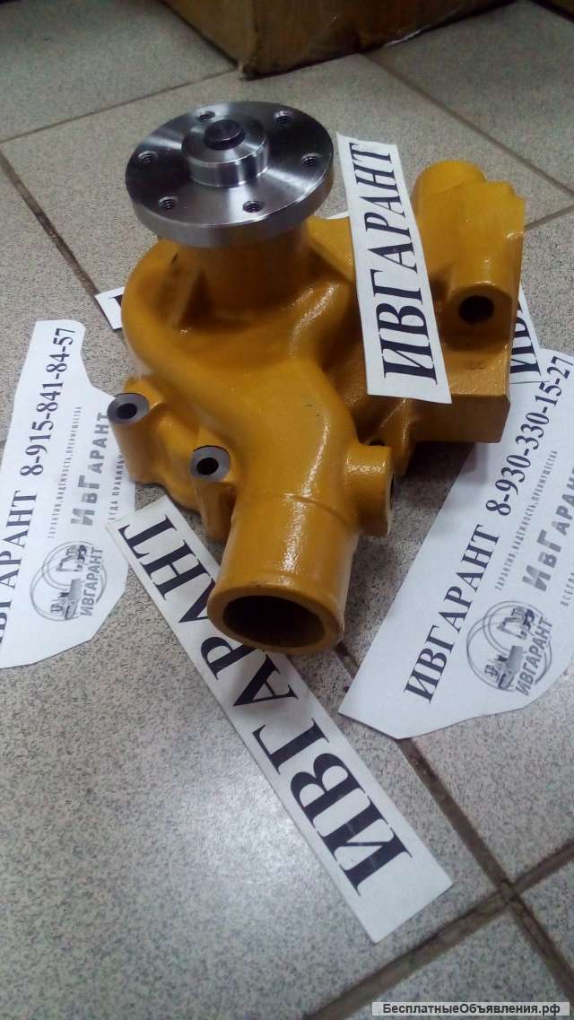 6206-61-1102, 6206-61-1104 Водяная помпа PC200-5 ДВИГАТЕЛЬ 6D95 - 6206-61-1104