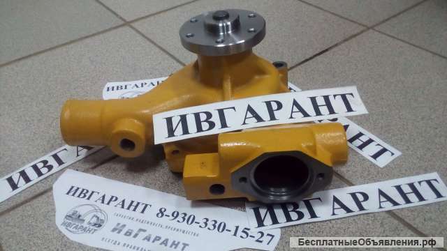 6206-61-1102, 6206-61-1104 Водяная помпа PC200-5 ДВИГАТЕЛЬ 6D95 - 6206-61-1104