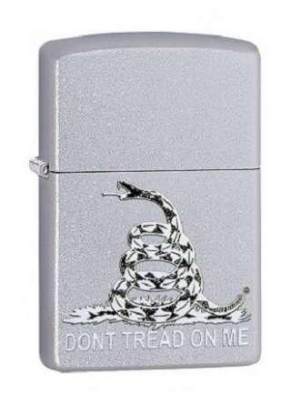 Зажигалка Zippo 29841 Dont Tread on Me Flag Snake