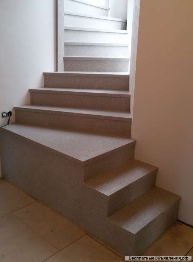 Лестница из искусственного камня