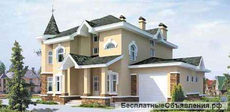 Проект дома 14х16 м из газоблоков в стиле модерн