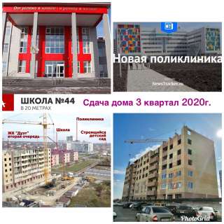 2-х ком квар в ЖК ДУЭТ, Ю/З район не агент подрядчик, ул. Доваторцев 86а