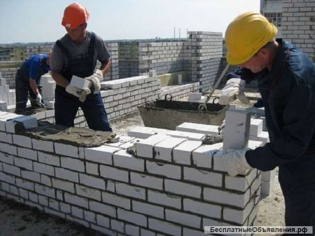 Кладка перегородок, кирпича, пеноблоков