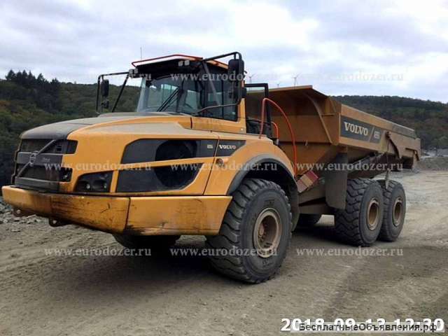 Сочлененный самосвал VOLVO 35, 2015 г, 9300 м/ч, из Европы