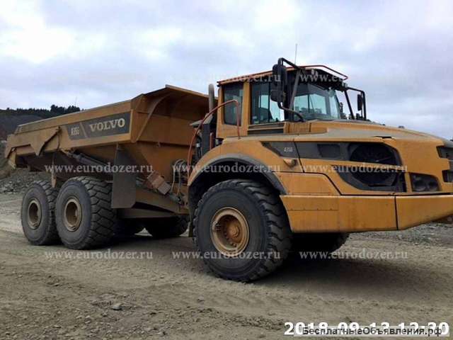 Сочлененный самосвал VOLVO 35, 2015 г, 9300 м/ч, из Европы