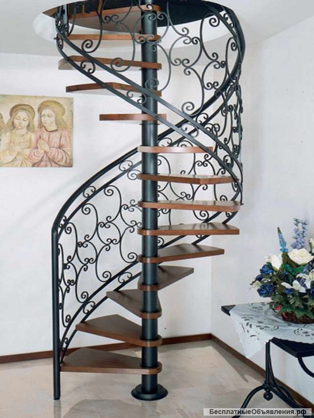 Кованые лестницы и перила (под заказ)