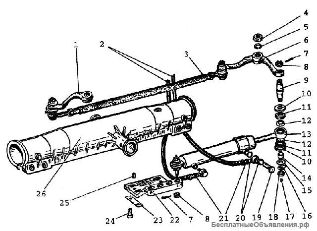 Комплект замены МТЗ-80 с ГУР на насос-дозатор