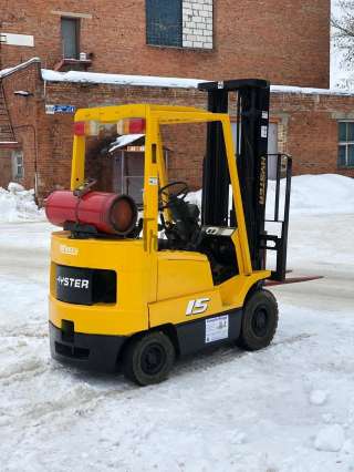 Газовый погрузчик Hyster 1,5 т с высокой мачтой