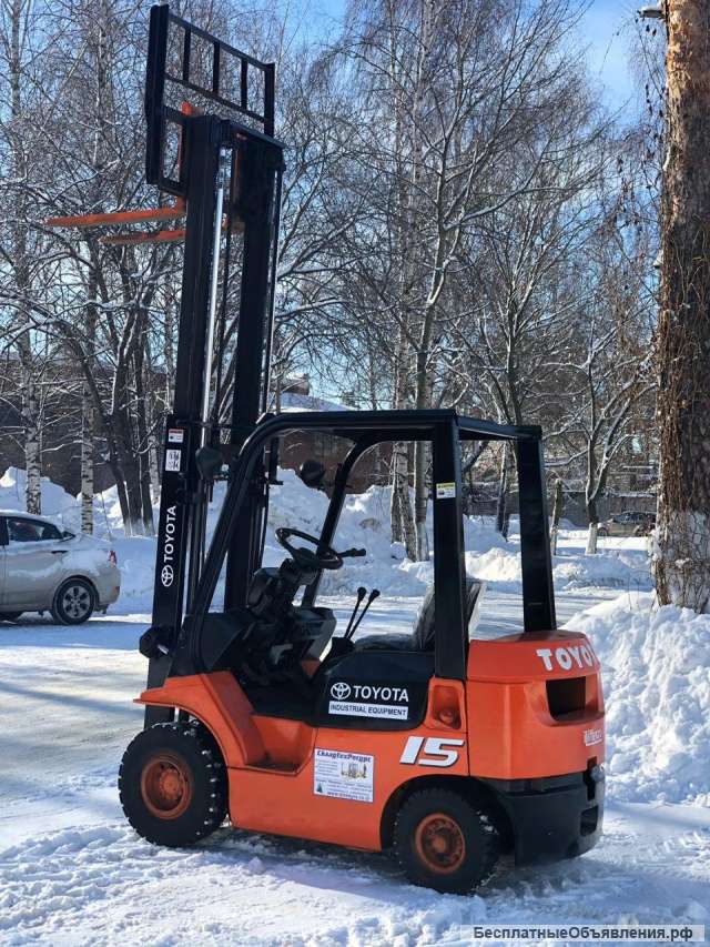 Бензиновый погрузчик бу Toyota 7Fgl15