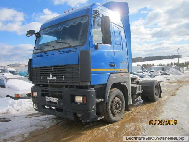 Седельный тягач маз 5440А5, 2012 г.в.