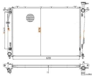 Sorento 09- Радиатор 253102P500 для Соренто