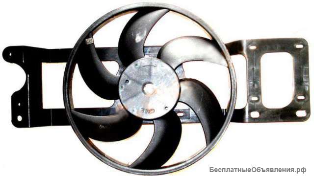 Renault Logan 05- Диффузор радиатора в сборе без кондиционера 6001550770 для Логан