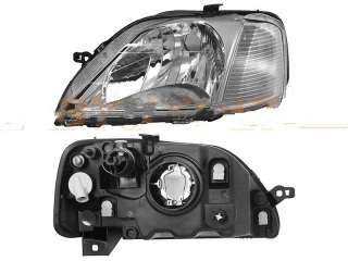 Renault Logan 05-10 Фара хрусталь, с корректором левая 6001546788 правая 6001546789 для Логан