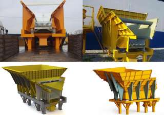 Бункеры / Вибропитатель для камня и Вибропитатель для песка