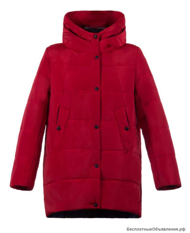 Куртка женская зимняя красная