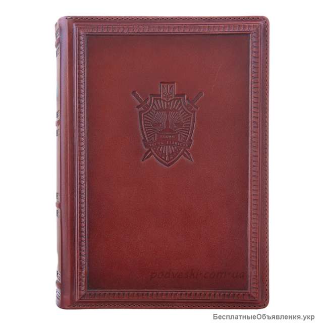 Кожаный ежедневник Памятник Богдану Хмельницкому