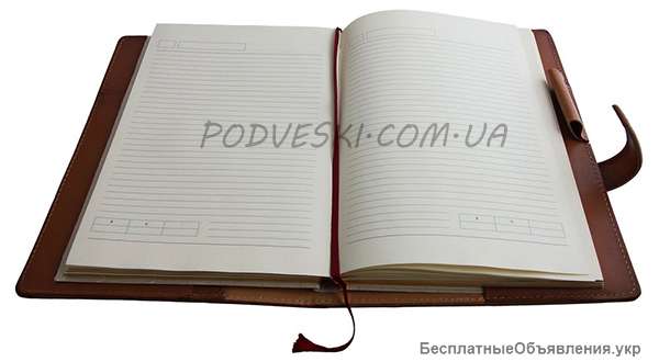 Кожаный ежедневник Памятник Богдану Хмельницкому