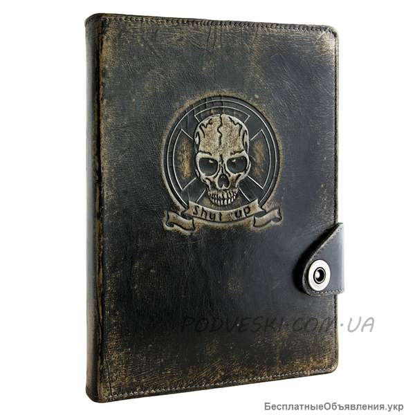 Ежедневник кожанный Оптимус коричневый