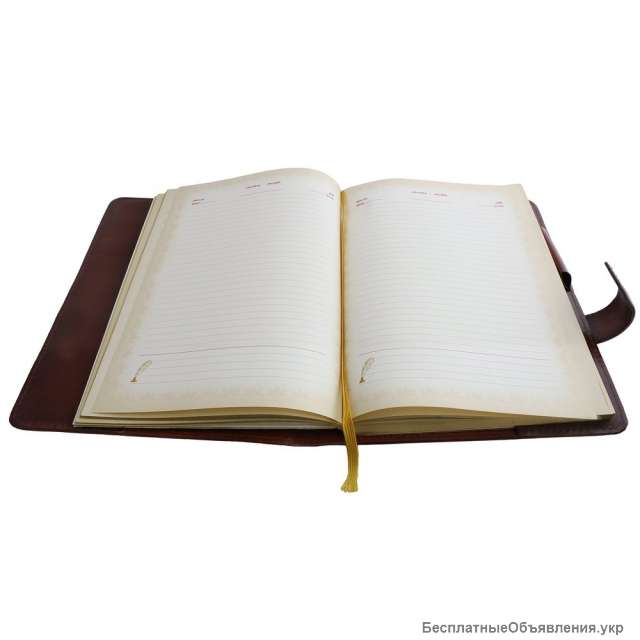 Кожаный ежедневник Герб Украины