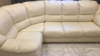 Кожаный диван