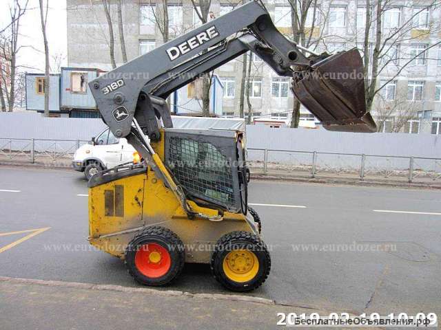 Минипогрузчик JOHN DEERE 318, 2012 г, 7300 м/ч