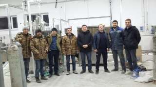 Монтаж молочного завода