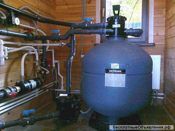 Монтаж оборудования для бассейнов