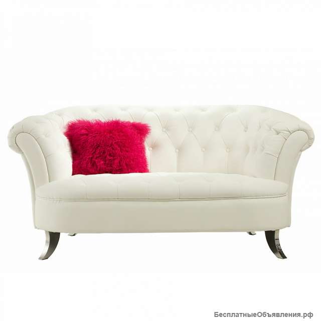 Диван Parisienne белая экокожа