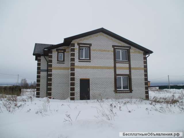 3 новых кирпичн. Коттеджа в с. Борисовское (Сузд. р-он) с отделкой (Газ, свет, вода)