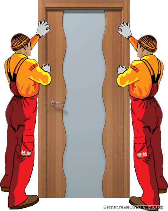 Установка межкомнатных дверей