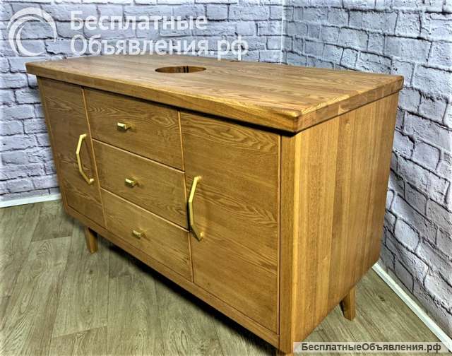 Мебель для ванной комнаты из массива ценных пород дерева