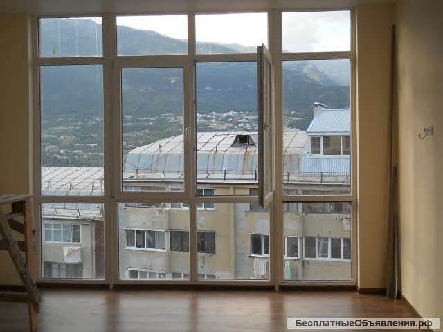 Квартира-студия 22 кв м с панорамным видом на горы.Прописка.Документы РФ. 2 450 000 руб