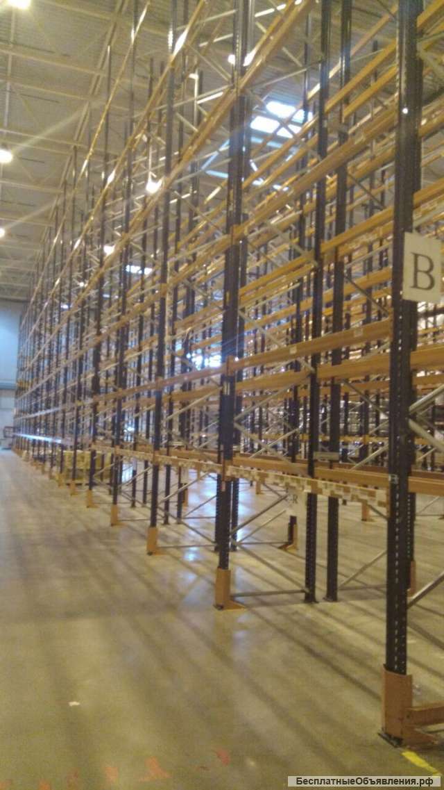 Фронтальные стеллажи бу Mecalux в наличии