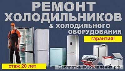 Ремонт холодильников и холодильного оборудования