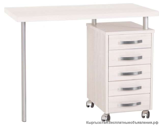 Стол маникюрный с 1 тумбой